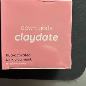 Dew of the gods claydate hya-activated pink clay mask
